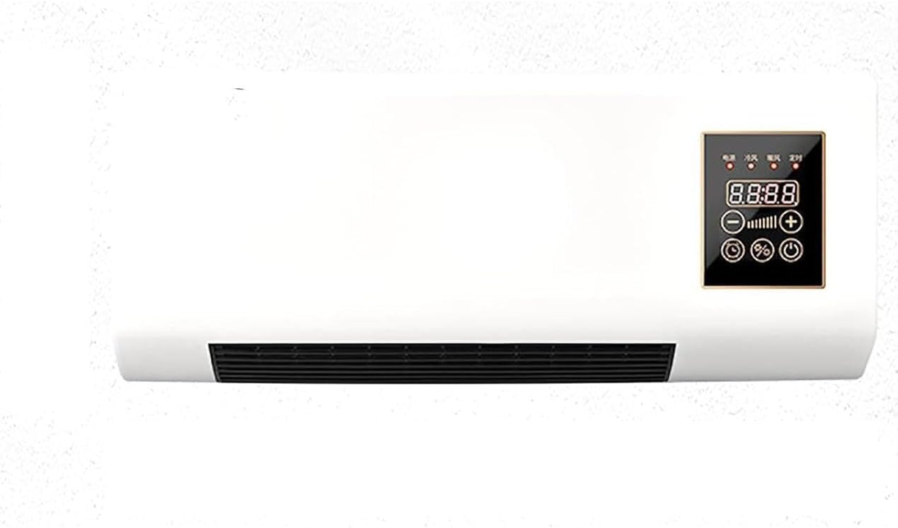 Mini Ventilateur Mural Portable Split System 1800W Silencieux Chauffage Chauffage Ventilateur Mode Télécommande Unité Compacte D'efficacité énergétique Pour La Chambre à Coucher Home Bureau Appartemen