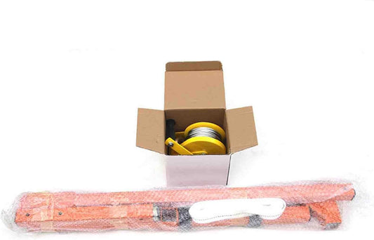 GENERIC Outil De Levage De Climatiseur, Support De Montage Extérieur AC Avec Installation Autobloquante Et Treuil Manuel Pour Une Installation Facile Et Un Soutien Sûr