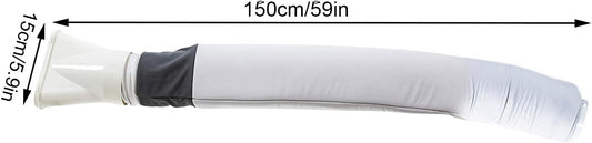 Couvercle De Tuyau De Climatisation Portable, Protection Pour Tuyau Climatiseur, Isolation T-uyau Climatiseur Manchon, T-uyau D'échappement De 5,9 "de Diamètre