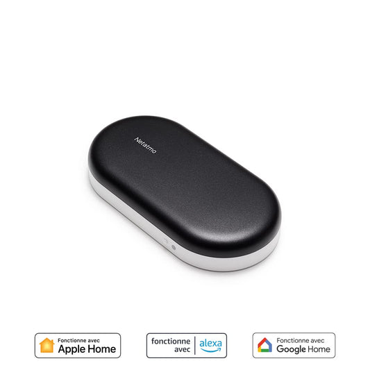 Netatmo Commande Intelligente De Climatiseur, Climatisation Connectée, Canicule, Compatible Tous Les Clims Et Pompe à Chaleur, WI-FI, Economie D'énergie, Alexa, Google Assistant, Siri, NAC-FR