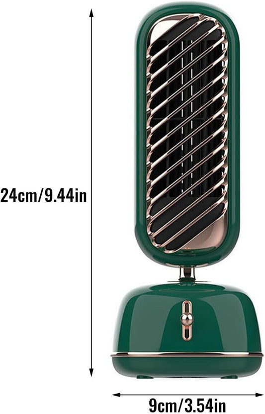 DieffematicKTY Climatiseur Mobile Water Cooling Fan Mini Air Conditioning Fan Cooling Spray Humidification Tank Air Cooler (Color : Green)