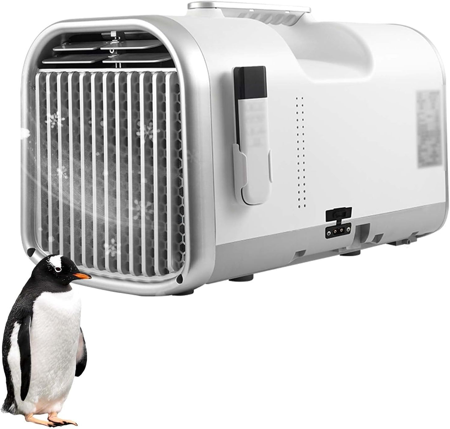 Portable AC 4400-5100 BTU, Refroidissement Compact Et Déshumidificateur Pour Tentes RVs, 3 Vitesses De Ventilateur, évaporation Automatique, Télécommande, Murmure Silencieux 42dB, Poignée De Transport