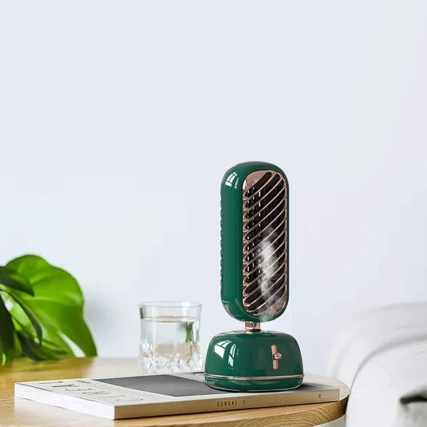 DieffematicKTY Climatiseur Mobile Water Cooling Fan Mini Air Conditioning Fan Cooling Spray Humidification Tank Air Cooler (Color : Green)