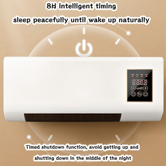 Mini Ventilateur D'air Portable Mural Avec Télécommande Pour Le Bureau De Salon De Chambre L55 * W24 * H12cm