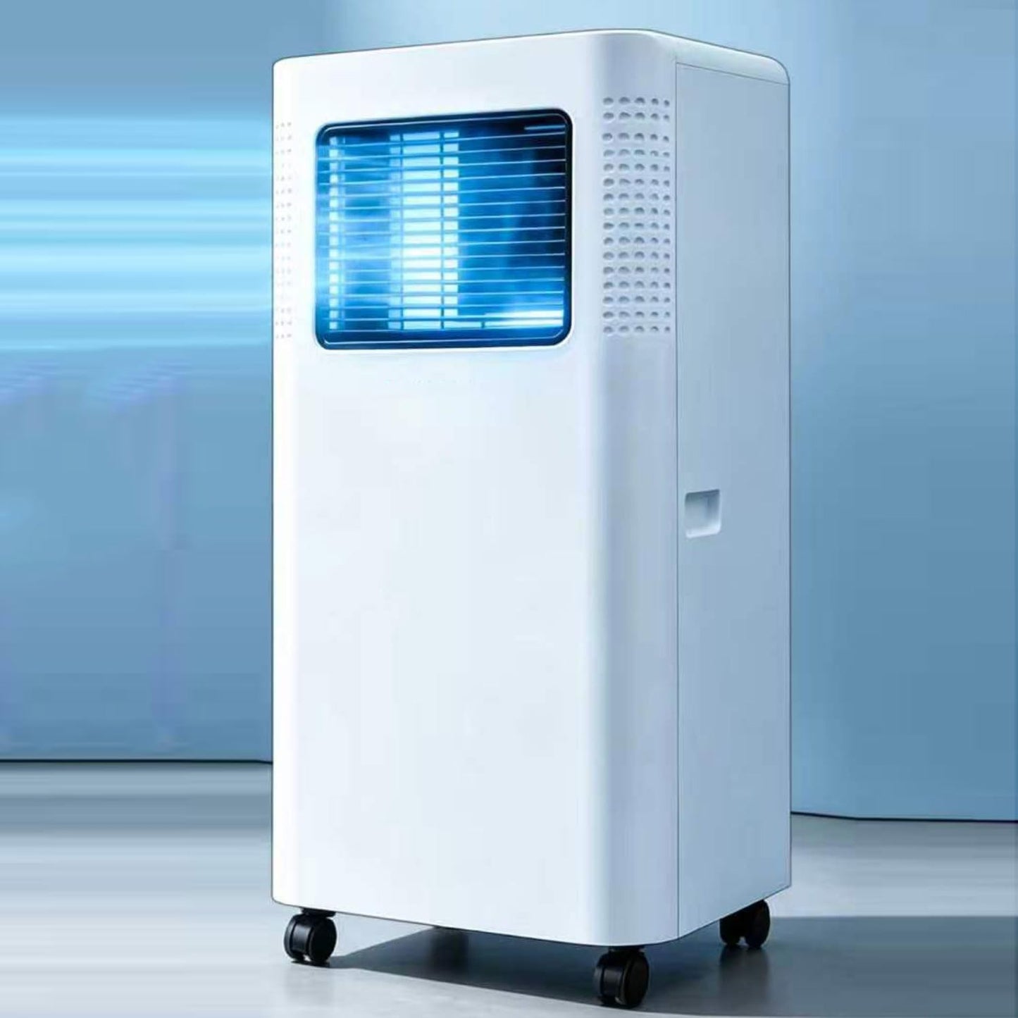 Portable AC Unit 8000 BTU, Ventilateur Silencieux De Déshumidificateur Pour Les Chambres Jusqu'à 300 Pieds Carrés.Fonctionnalités Télécommande, Minuterie 24h Et Kit De Fenêtre Complète.Conception Mobi