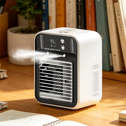 Climatiseur Portable | Ventilateurs Silencieux Rafraîchissants - 2 Vitesses De Vent Pour Cuisine, Dortoir, Bureau, Garage, Lieu De Travail, Maison,Maison, Chambre, Bureau, Garage