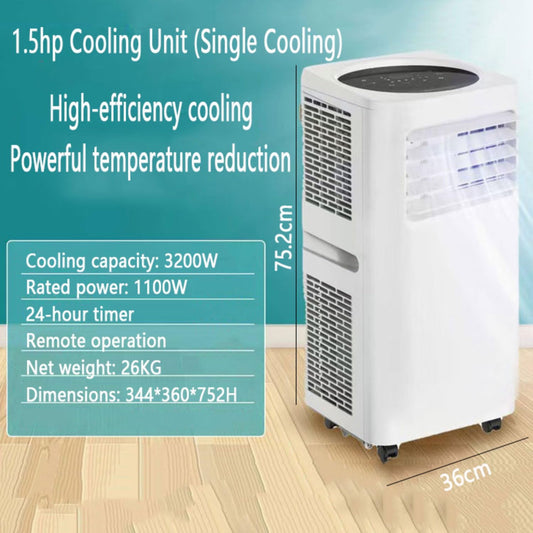 Climatiseur Portable Unité Intelligente Intelligente Avec Déshumidificateur Cool Et Modes Ventilateur Pour La Pièce Jusqu'à 350 Pieds Carrés, Télécommande, Minuterie 24 Heures, Kit D'installation