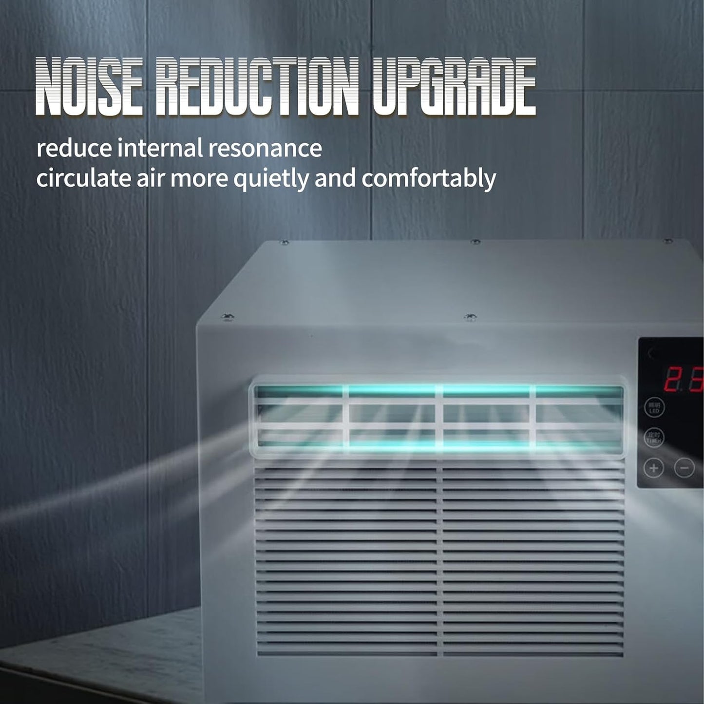 Climatiseur Portable Avec Refroidissement Rapide Et Déshumidificateur, Unité Compacte Pour La Chambre, La Cuisine, La Location, Le Dortoir Et L'utilisation Avec Moustiquaire