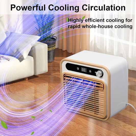 12000 BTU Portable Split AC, Télécommande WiFi, 130m3/h Refroidissement Silencieux Pour Tente, VR, Caravane, Pas De Tuyau Requis, Conception Légère Pour Le Camping Extérieur Et L'utilisation Intérieur