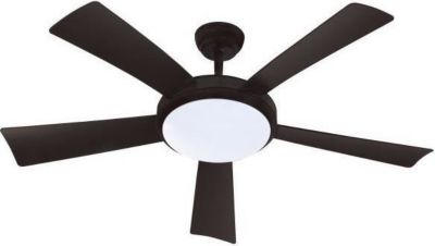  Ventilateur Plafonnier FARELEK WALLIS Noir Ventilateur De Plafond Ø132