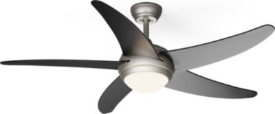  Ventilateur Plafonnier KLARSTEIN Bolero 2en1 132 Cm 55 W App 47 DB Noir