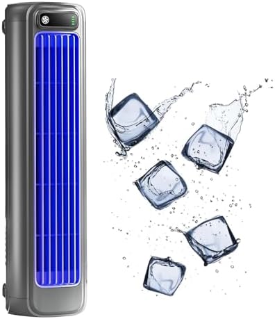 GENERIC Ventilateur De Tour Portable, Conception Sans Lame, Réglages à 3 Vitesses, Ultra-Calme, Léger Et Portable, Pour La Cuisine De Chambre à Domicile, Blanc