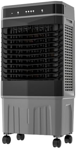 GENERIC Refroidisseur D'air évaporatif Portable, 120 Unité à Hélice Oscillante, 3 Modes De Vitesse, Minuterie 12H, Réservoir 45L, Télécommande Pour Bureau D'étage, Ventilateur De Refroidissement Silencieux Av