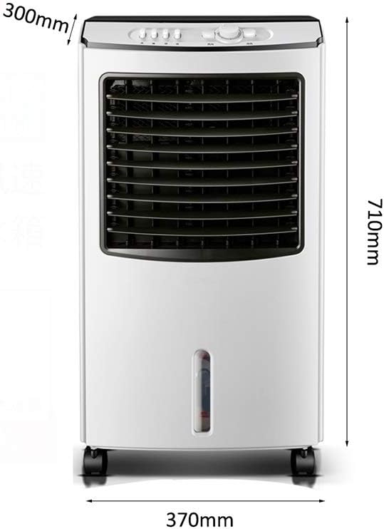  Ventilateur De Climatiseur Portable Refroidisseurs D'air Spatiaux Ventilateur D'air Froid Refroidi Par Eau Par évaporation Ventilateur De Tour De Contrôle Portable à 3 Vitesses Pour Grande Pièce Dort