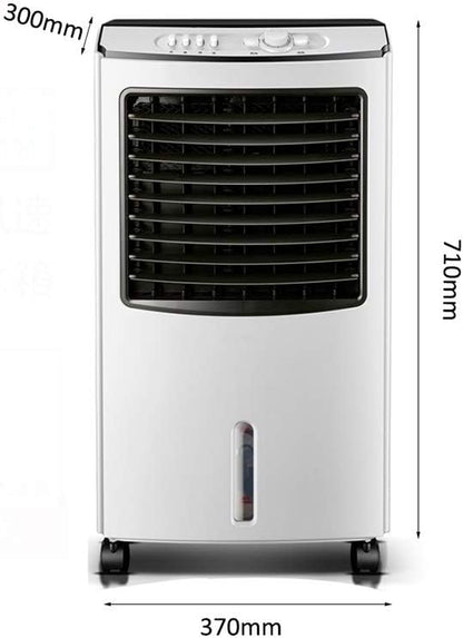  Ventilateur De Climatiseur Portable Refroidisseurs D'air Spatiaux Ventilateur D'air Froid Refroidi Par Eau Par évaporation Ventilateur De Tour De Contrôle Portable à 3 Vitesses Pour Grande Pièce Dort