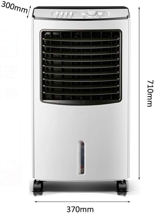  Ventilateur De Climatiseur Portable Refroidisseurs D'air Spatiaux Ventilateur D'air Froid Refroidi Par Eau Par évaporation Ventilateur De Tour De Contrôle Portable à 3 Vitesses Pour Grande Pièce Dort