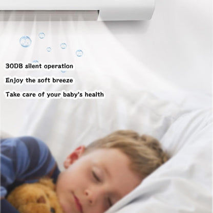 GENERIC Ventilateur D'air Portable Avec Télécommande, Unité De Refroidissement Et De Chauffage Murale Avec Minuterie De 8 Heures Pour La Maison Et Le Bureau