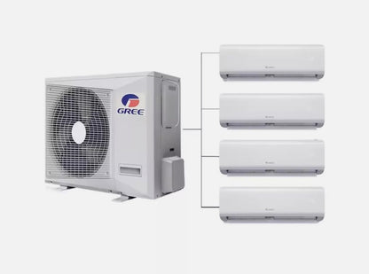 GENERIC 36000BTU Ductless Multi 9K + 12K + 18K Zones Mini Split Climatiseur Et Chauffage