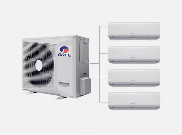 GENERIC 36000BTU Ductless Multi 18k Zones Mini Split Climatiseur Et Chauffage – 2 Zones