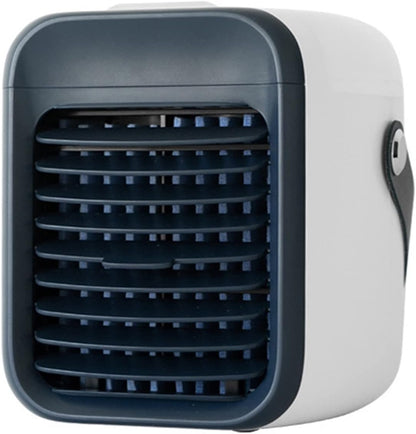  DieffematicKTY Climatiseur Mobile Air Conditioning Small Table Top Air Cooler Charging Table Top Cooling Humidification Night Light Air Conditioning (Color : Blue)