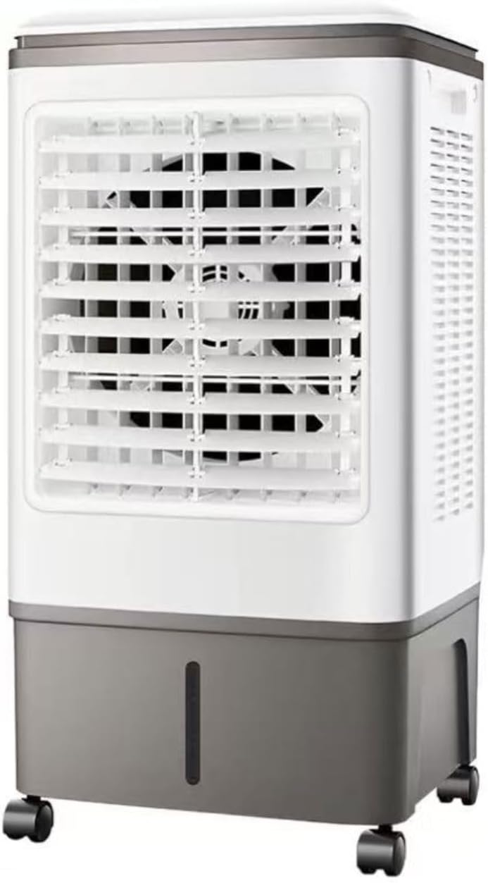 GENERIC Refroidisseur D'air évaporatif Portable 40L Avec Télécommande, 3 Vitesses Et 7.5H Minuterie, 120 Ventilateur De Refroidissement Mobile D'économie D'énergie D'oscillation Pour Le Fonctionnement Silenci