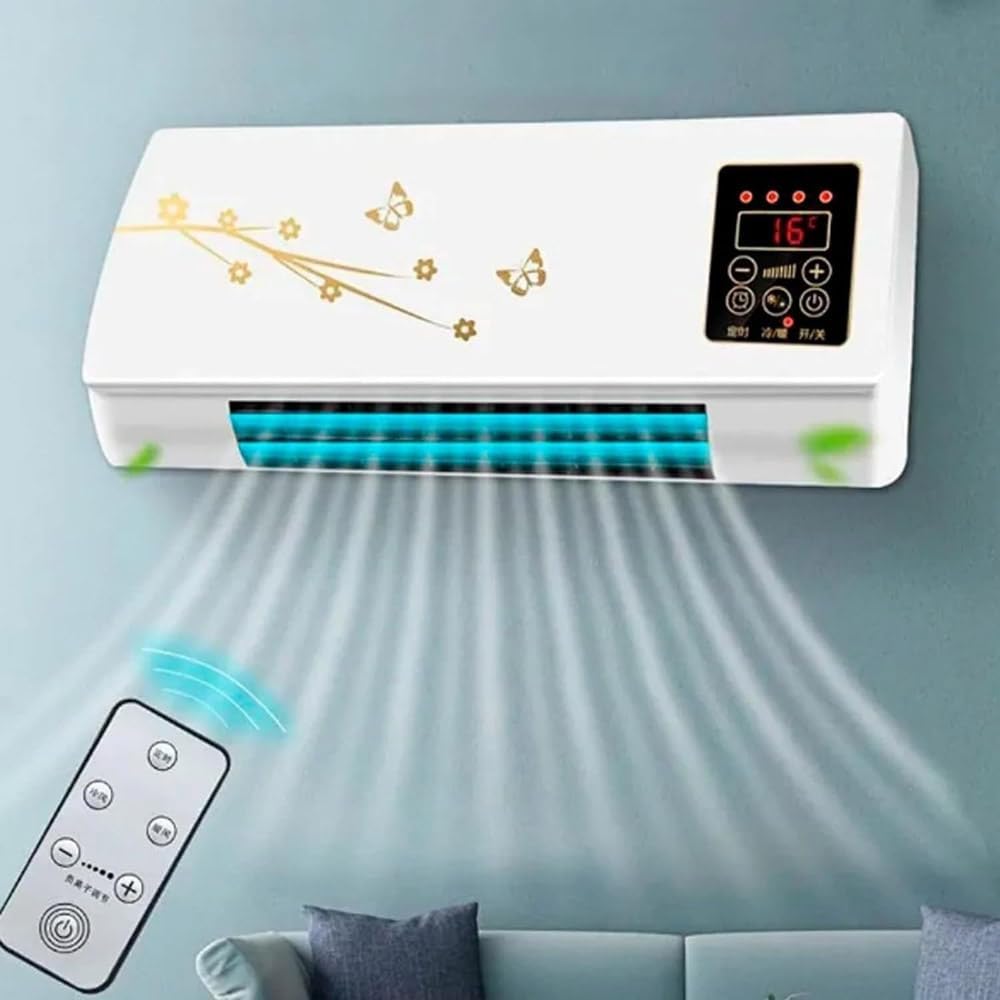  Split Max 2-en-1 Climatisation Avec Télécommande, Portable Pour Montage Mural, Chauffage Unité De Refroidissement Pour Chambre De Bureau, Économie D'énergie