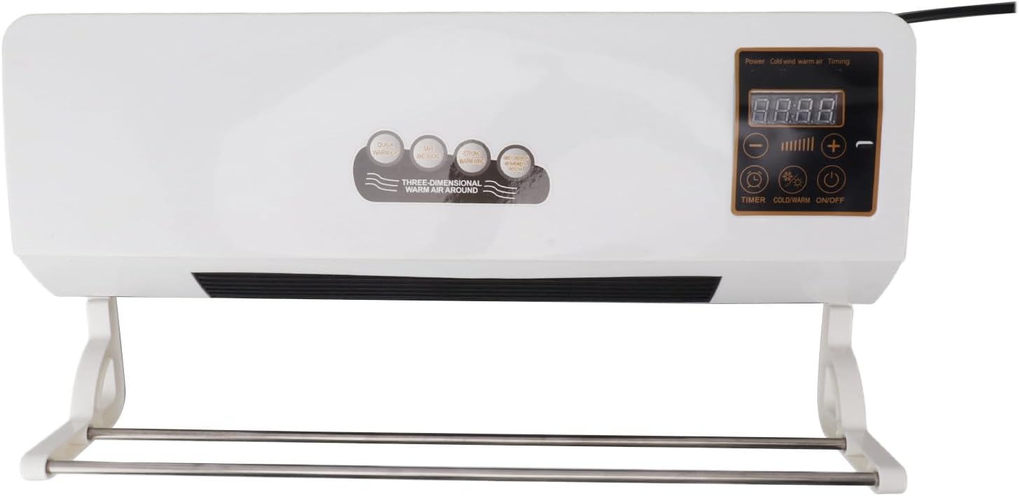  Climatiseur Combo Froid Chaud, 2000W Mural Mobile Avec Télécommande Et Cintre, Climatiseur Réversible Pour Chambre Salon Bureau