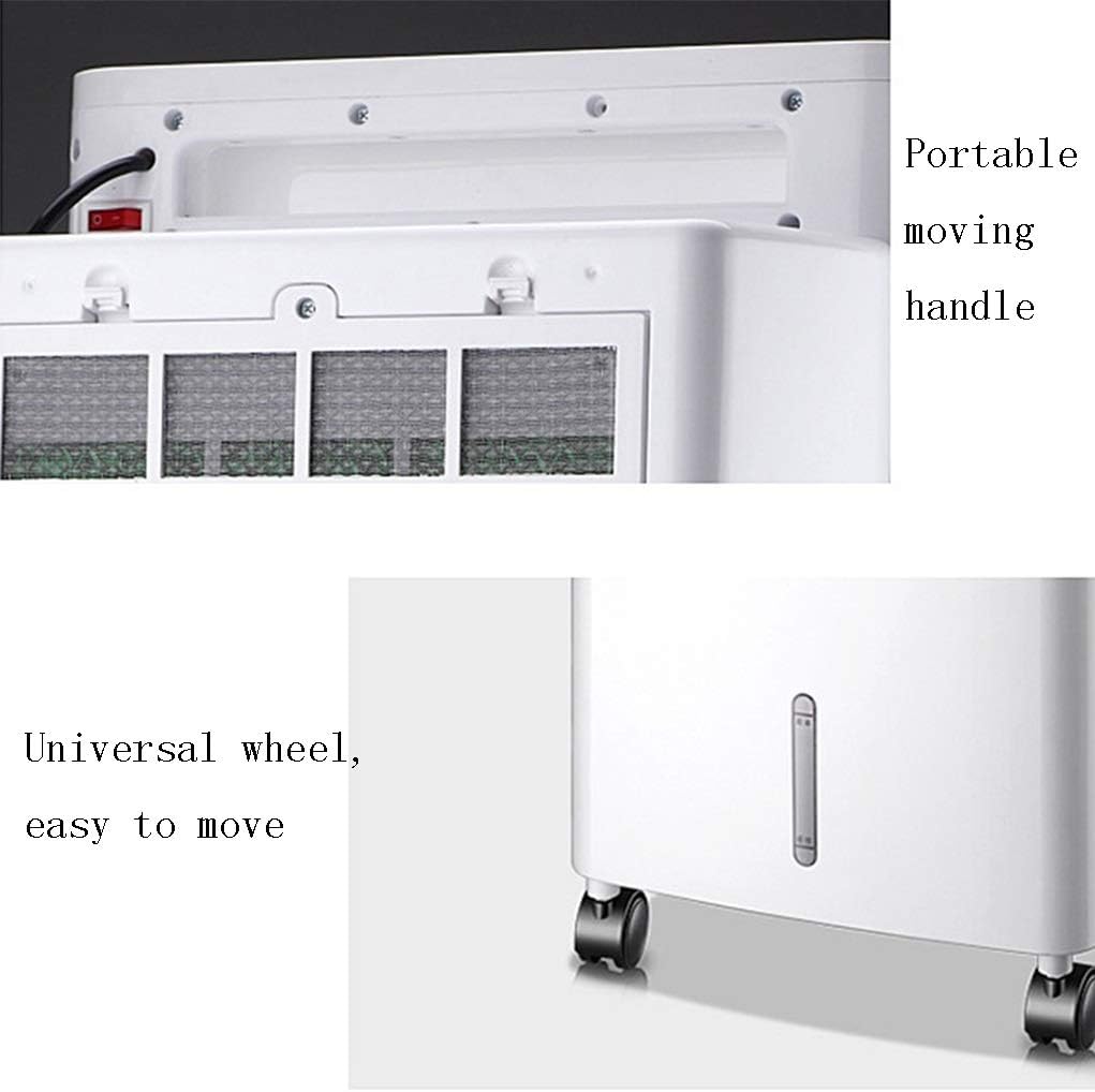 GENERIC Ventilateur De Refroidisseur D'air Portable Avec Refroidisseur D'évaporation Vertical Compact à Distance Pour Le Dortoir De Bureau à Domicile, Système De Refroidissement En Cristal De Glace Silencieux