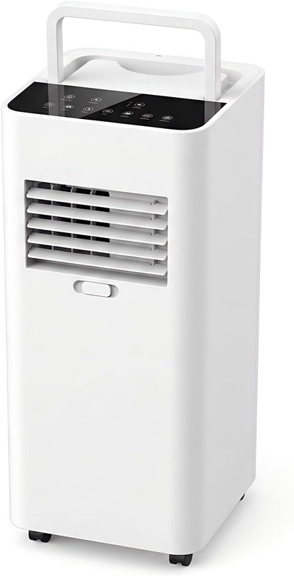  Climatiseur Portable 7000 BTU Refroidit Jusqu'à 300 Sq.ft, Unité De Climatisation Intelligente Avec Télécommande, Déshumidificateur De Refroidissement Rapide, Mode De Sommeil Silencieux, Kit De Fenêtr