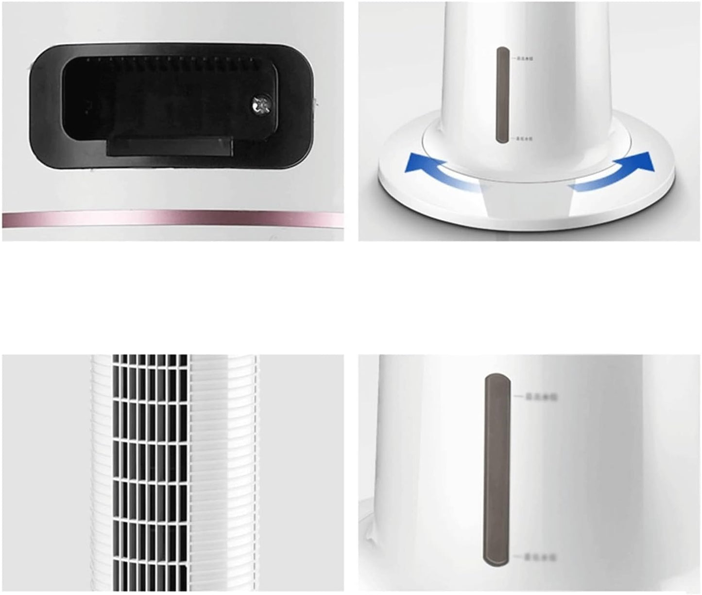  DieffematicKTY Climatiseur Mobile Fan Tower Household Silent Vertical Humidifying Refrigerator Single Cooling Air Conditioner