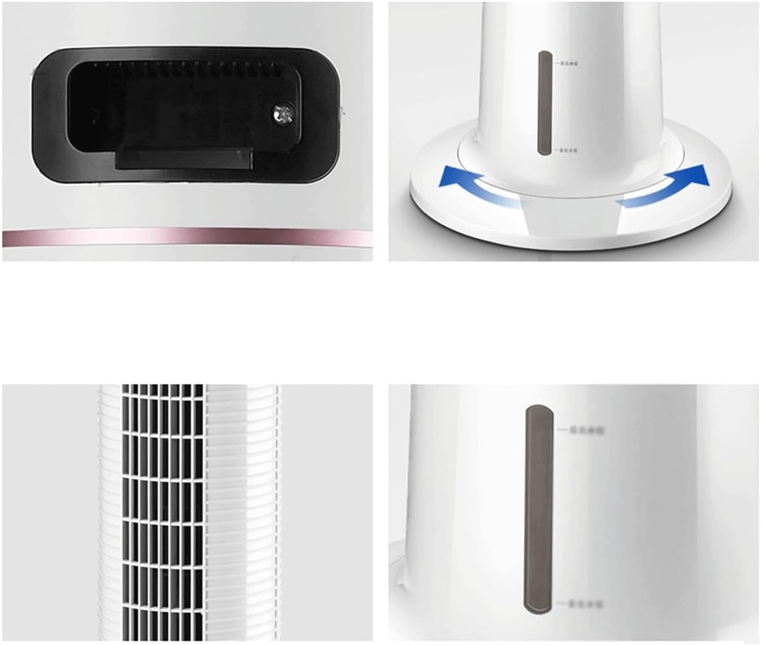  DieffematicKTY Climatiseur Mobile Fan Tower Household Silent Vertical Humidifying Refrigerator Single Cooling Air Conditioner