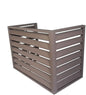GENERIC Housse De Protection Pour Climatiseur Extérieur - 100 X 50 X 70 Cm - Marron - Résistant Aux Intempéries - Protection En Maille Pour Systèmes De Climatisation Divisés