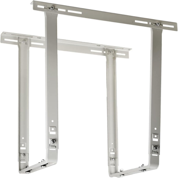  Support De Montage Pour Climatiseur – Design Peu Encombrant Pour Mini Unités AC Divisées Sans Conduit, étagère De Pompe à Chaleur Montée Sur Le Dessus, Durable Et Facile à Installer