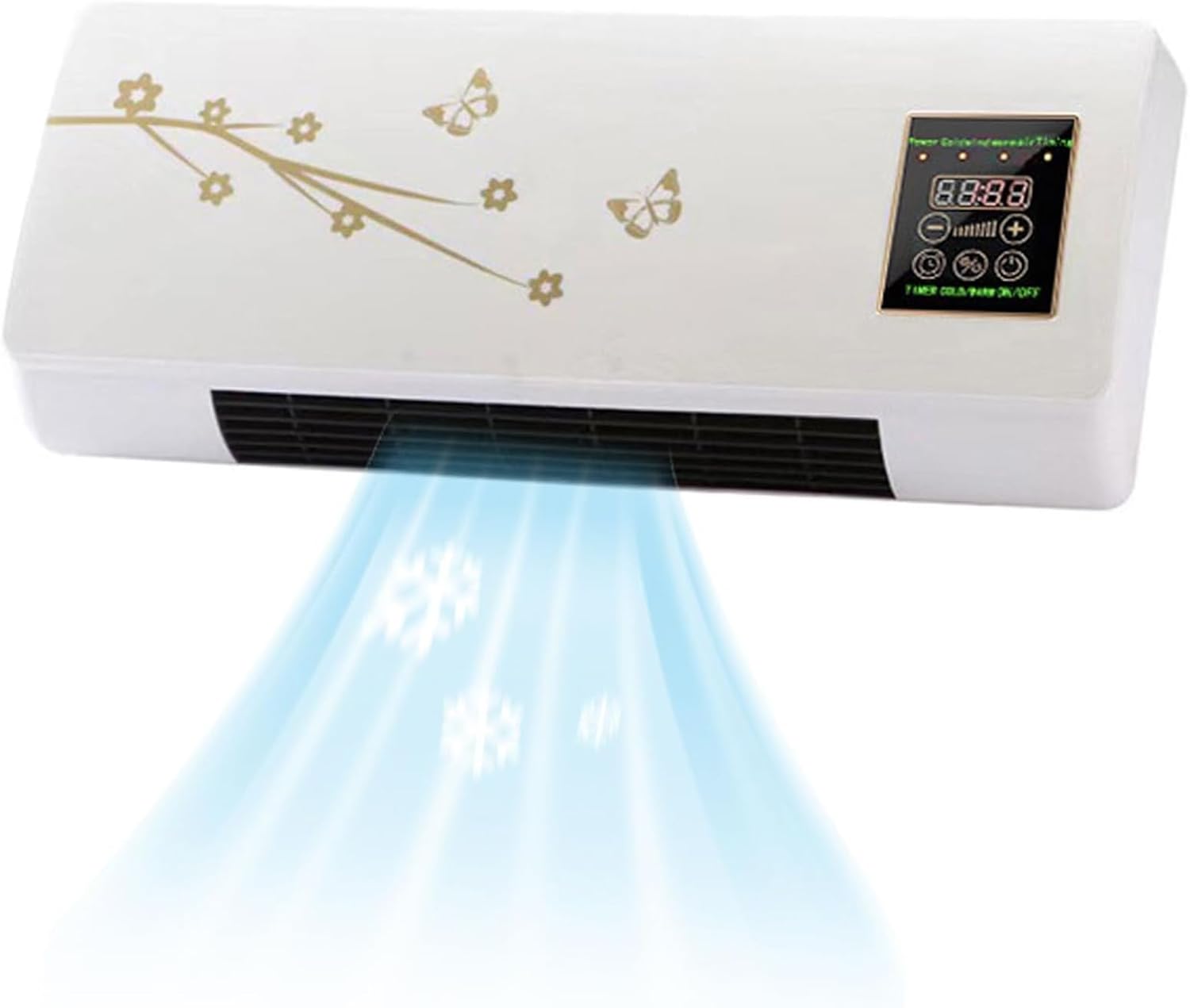  Mini Unité De Climatisation Murale, Système De Séparation Portable Avec Le Mode Ventilateur, Refroidissement Et Chauffage Ultra Silencieux Efficace Pour Le Bureau à Domicile, Conception D'économies D'