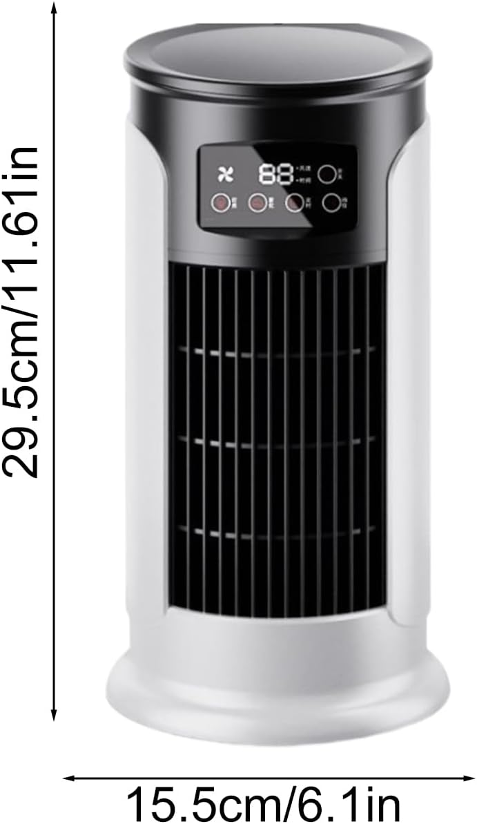  Ventilateur AC - Ventilateur Évaporatif USB De Bureau Rafraîchisseur D'Air,Minuterie Silencieuse Refroidisseur D'Air Réservoir 300 Ml Compact Pour Chambre Voiture Et Extérieur