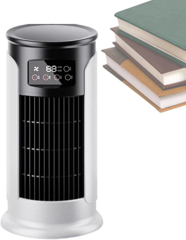 Ventilateur AC - Ventilateur Évaporatif USB De Bureau Rafraîchisseur D'Air,Minuterie Silencieuse Refroidisseur D'Air Réservoir 300 Ml Compact Pour Chambre Voiture Et Extérieur