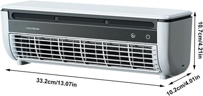  Ventilateur Rafraîchisseur D'Air,Ventilateur Portable Climatiseur - 3 Vitesses Avec Chargeur Sans Fil Pour Cuisine Maison Bureau Extérieur Dortoir Camping-Car