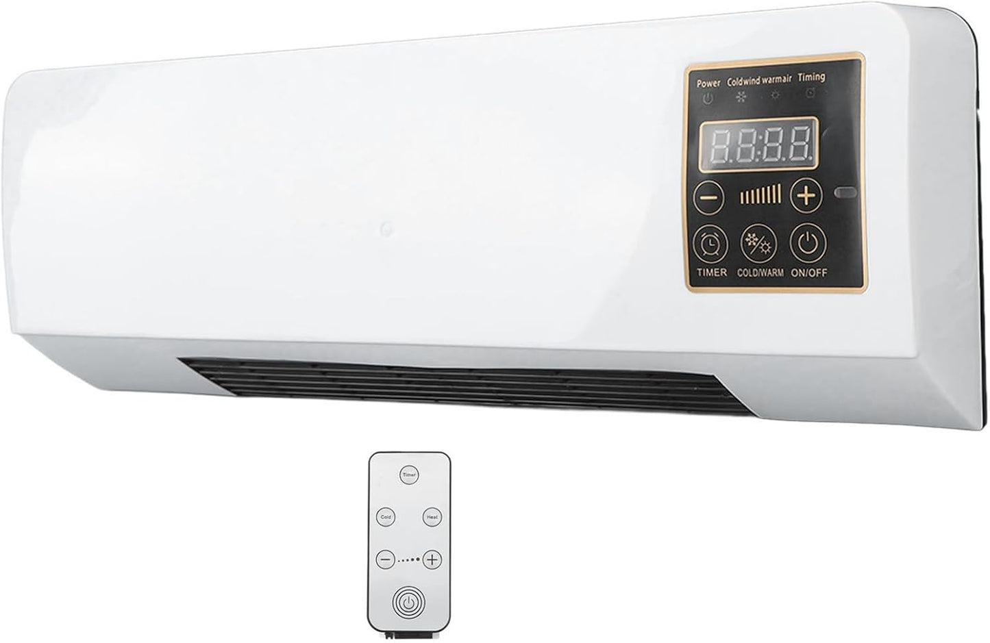 Mini Unité De Climatisation Murale, Système De Séparation Portable Avec Le Mode Ventilateur, Refroidissement Et Chauffage Ultra Silencieux Efficace Pour Le Bureau à Domicile, Conception D'économies D'