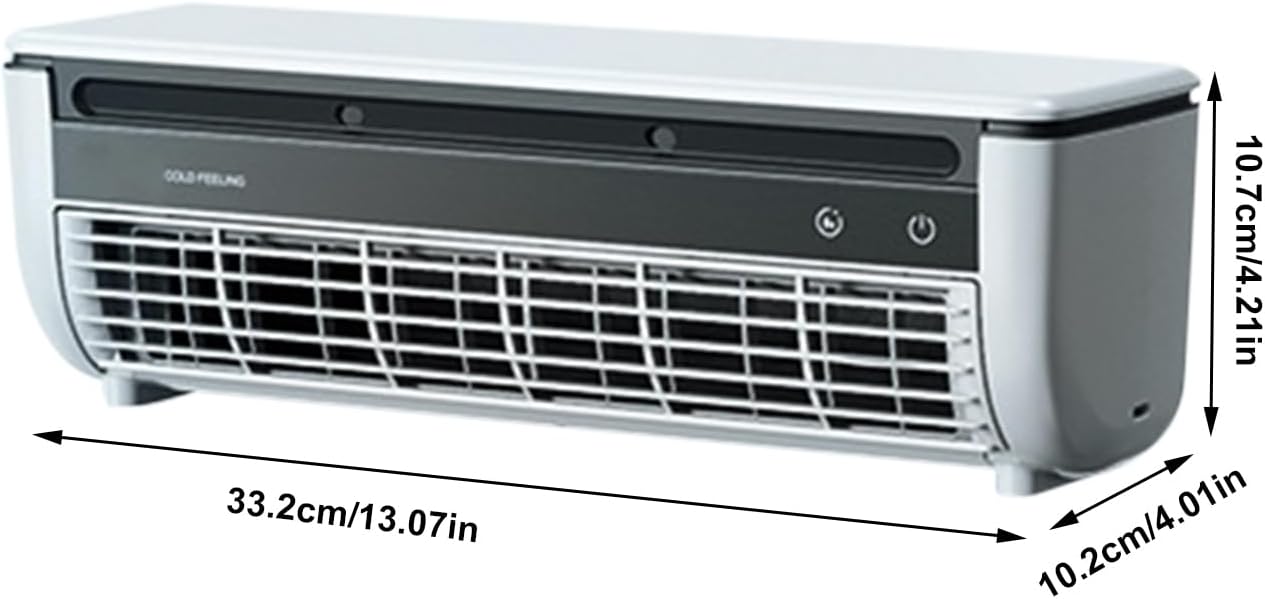  Ventilateur Rafraîchisseur D'Air, Ventilateur D'Air Frais Pour Chambre à Coucher, Appareil Trois Vitesses Réglable Pour Optimisation Espace Intérieur Extérieur Dorm Camping Table