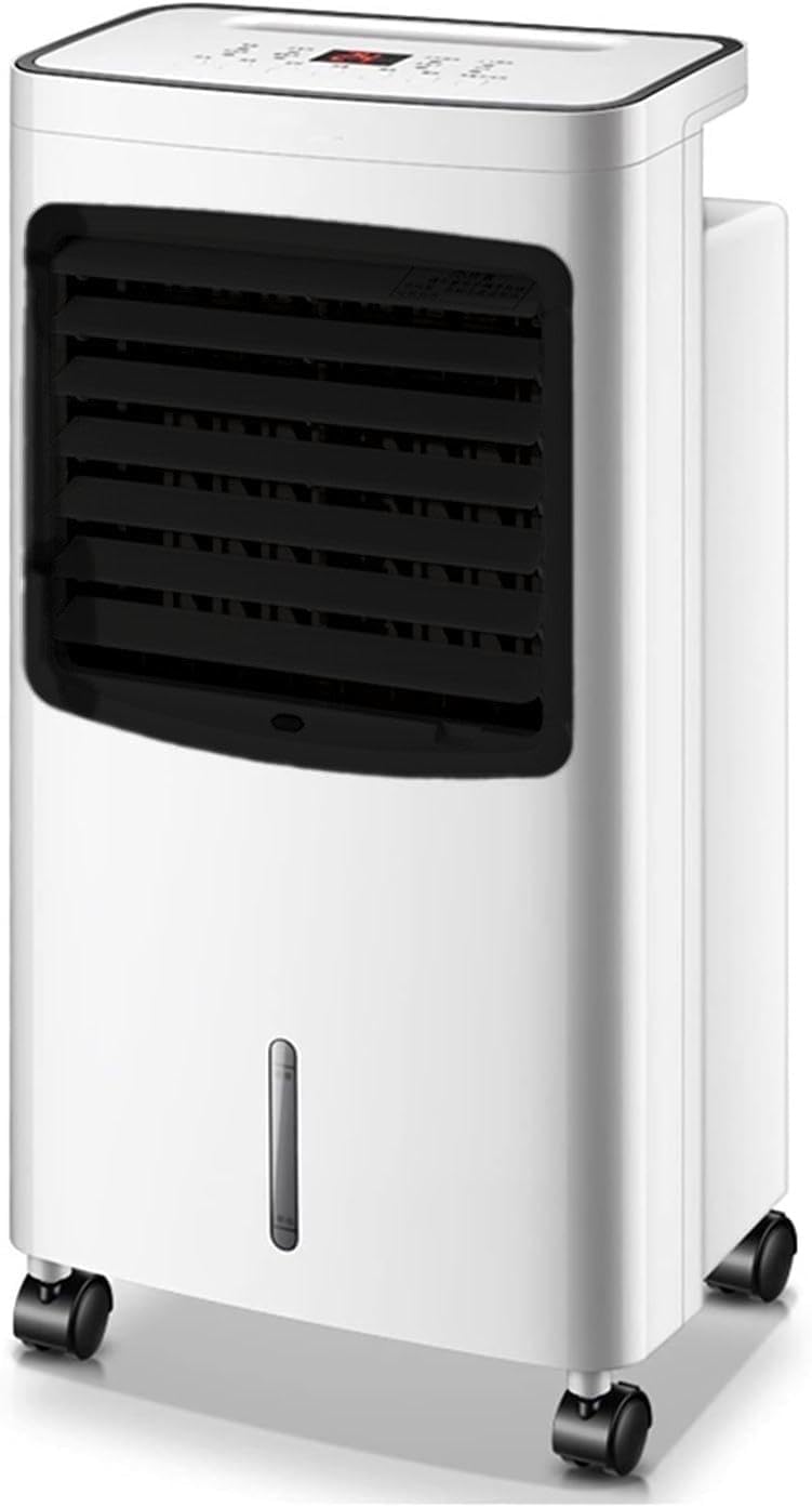 GENERIC Refroidisseur D'évaporation Portable, Unité De Refroidissement Mobile Efficace Sur Le Plan énergétique Avec Télécommande, Vitesses De Ventilateur Réglables, Idéal Pour L'utilisation à Domicile Ou Au B