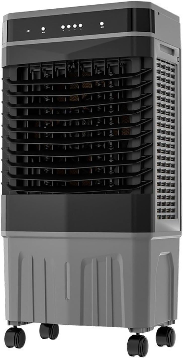 GENERIC Refroidisseur D'air évaporatif Portable, Réservoir 45L, 3 Vitesses, Télécommande, Horlogerie 12H, Ventilateur Oscillant Pour Le Bureau De La Chambre, Mobilité Facile, Fonctionnement Silencieux, Aucun