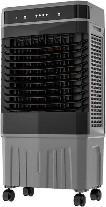 GENERIC Refroidisseur D'air évaporatif Portable, Réservoir 45L, 3 Vitesses, Télécommande, Horlogerie 12H, Ventilateur Oscillant Pour Le Bureau De La Chambre, Mobilité Facile, Fonctionnement Silencieux, Aucun