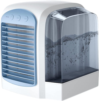  DieffematicKTY Climatiseur Mobile Portable Air Cooler Mini Desktop Air Conditioner Mini Water Cooled Fan Humidifier Purifier Multifunctional
