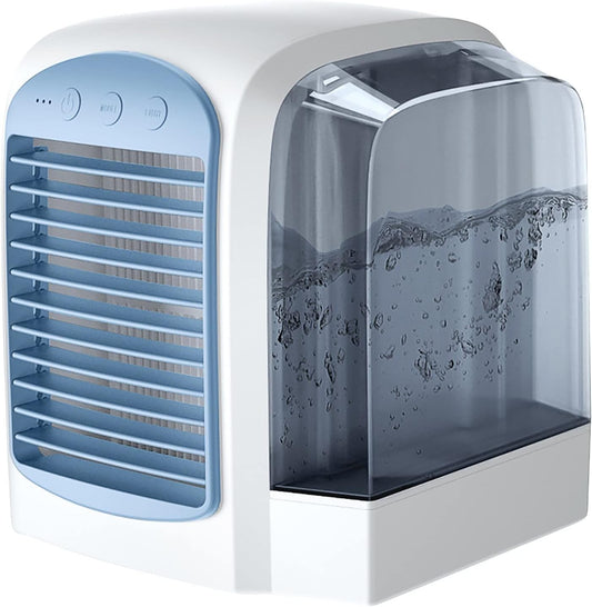  DieffematicKTY Climatiseur Mobile Portable Air Cooler Mini Desktop Air Conditioner Mini Water Cooled Fan Humidifier Purifier Multifunctional