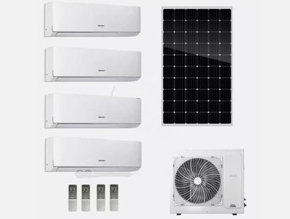 GENERIC Onduleur Solaire 42000BTU Multi 9K + 9K + 12K + 18K Zones Split Climatiseur Et Chauffage