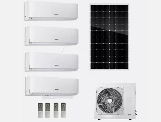 GENERIC Onduleur Solaire 42000BTU Multi 9K + 9K + 12K + 18K Zones Split Climatiseur Et Chauffage