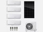 GENERIC Onduleur Solaire 42000BTU Multi 9K + 9K + 12K + 18K Zones Split Climatiseur Et Chauffage