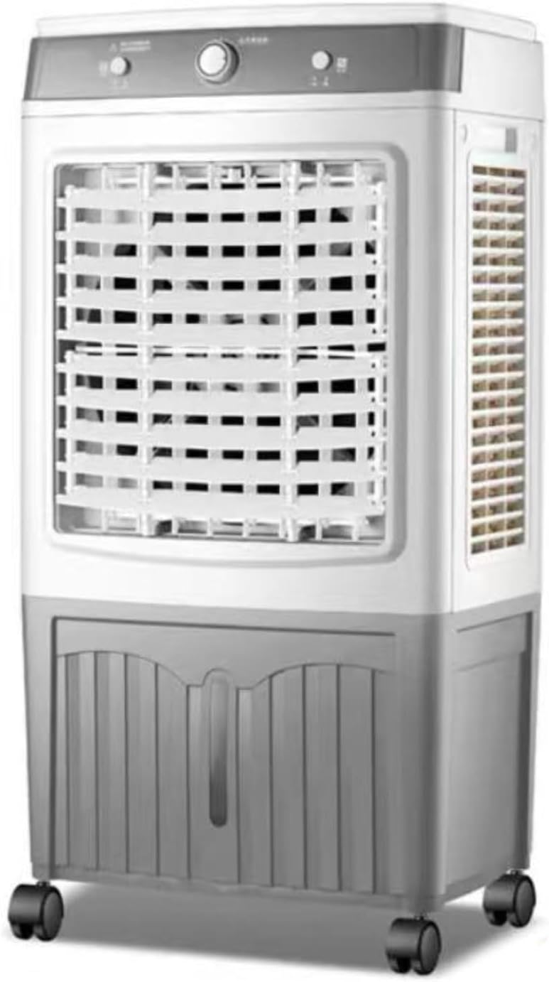 GENERIC Refroidisseur D'air évaporatif Portable 40L Avec Télécommande, 3 Vitesses Et 7.5H Minuterie, 120 Ventilateur De Refroidissement Mobile D'économie D'énergie D'oscillation Pour Le Fonctionnement Silenci