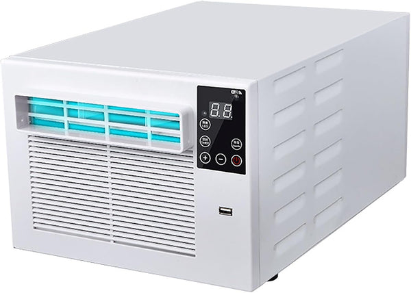  Climatiseur Portable Avec Refroidissement Rapide Et Déshumidificateur, Unité Compacte Pour La Chambre, La Cuisine, La Location, Le Dortoir Et L'utilisation Avec Moustiquaire