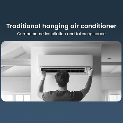  Ventilateur Rafraîchisseur D'Air,Ventilateur Portable Climatiseur - 3 Vitesses Avec Chargeur Sans Fil Pour Cuisine Maison Bureau Extérieur Dortoir Camping-Car